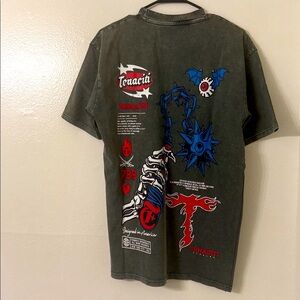 NEW! TENACITI GRAPHIC T-SHIRT SIZE: S COLOR: OLIVIA